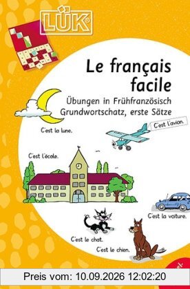 LÜK: Le francais facile Doppelband: Übungen in Frühfranzösisch, Grundwortschatz, erste Sätze