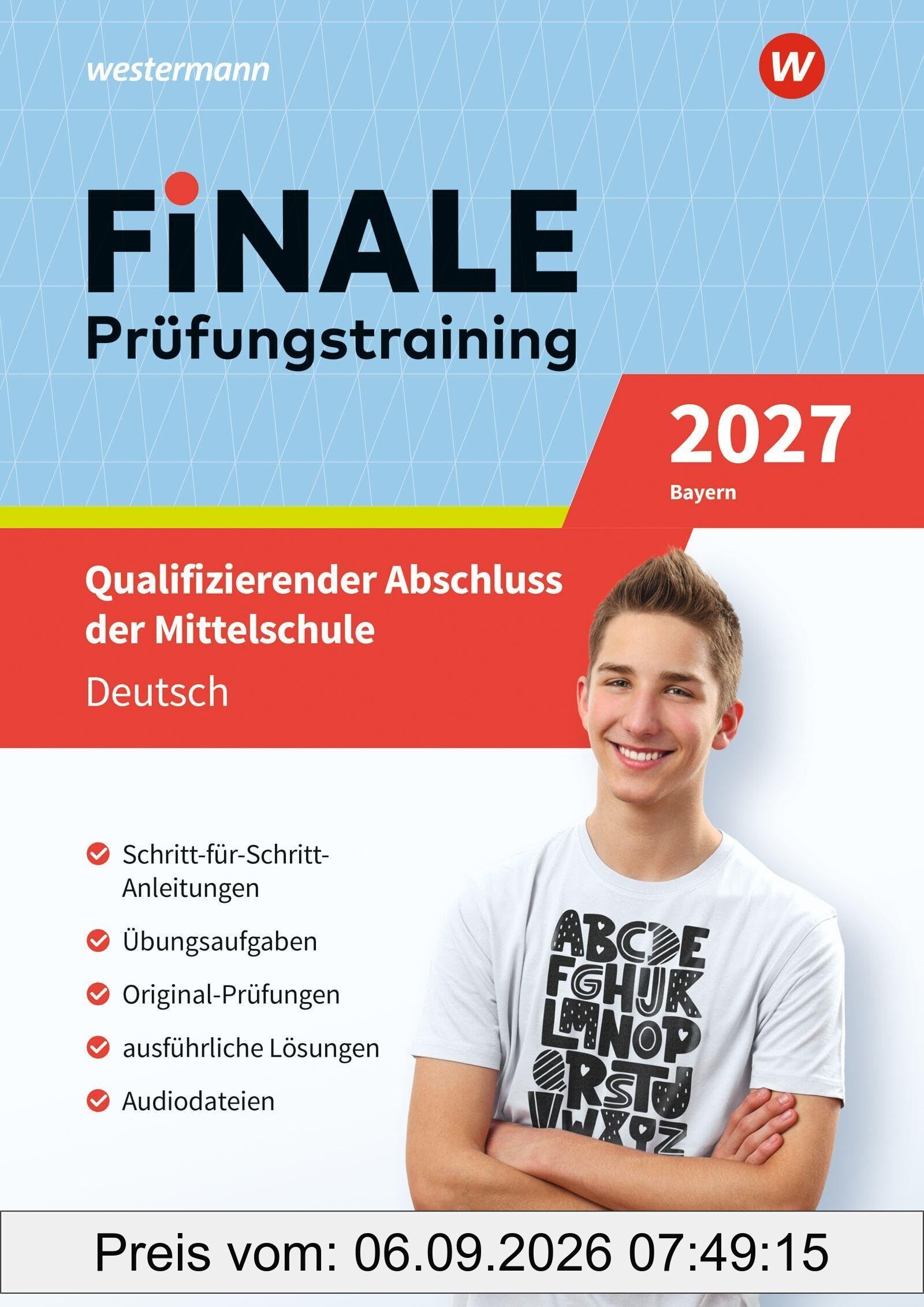 FiNALE Prüfungstraining Qualifizierender Abschluss Mittelschule Bayern