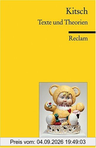 Kitsch: Texte und Theorien