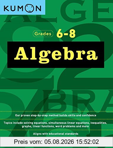 Kumon Publishing Algebra Workbook (Kumon Math Workbooks)
