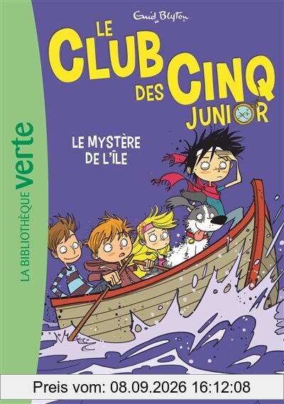 Le club des Cinq junior. Vol. 2. Le mystère de l'île