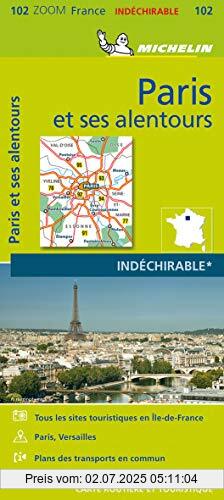 Die Buchhandlung in Oelde hat das Buch Michelin Paris und Umgebung 2021: Straßen- und Tourismuskarte (MICHELIN Zoomkarten)