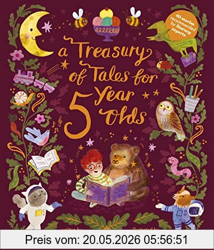 Gabby Dawnay A Treasury Of Tales For Five-Year-Olds, 40 Stories Recommended By Literary Experts