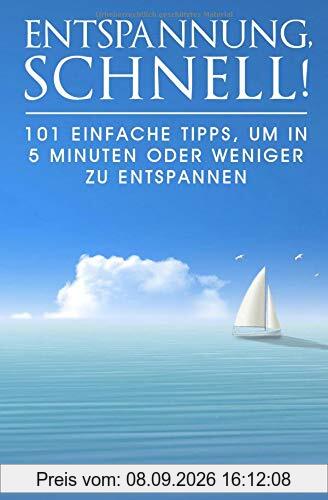 Entspannung, schnell!: 101 einfache Tipps, um in 5 Minuten oder weniger zu entspannen