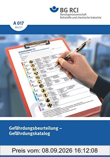 A 017 - Gefährdungsbeurteilung - Gefährdungskatalog (A-Reihe - Allgemeine Themen)