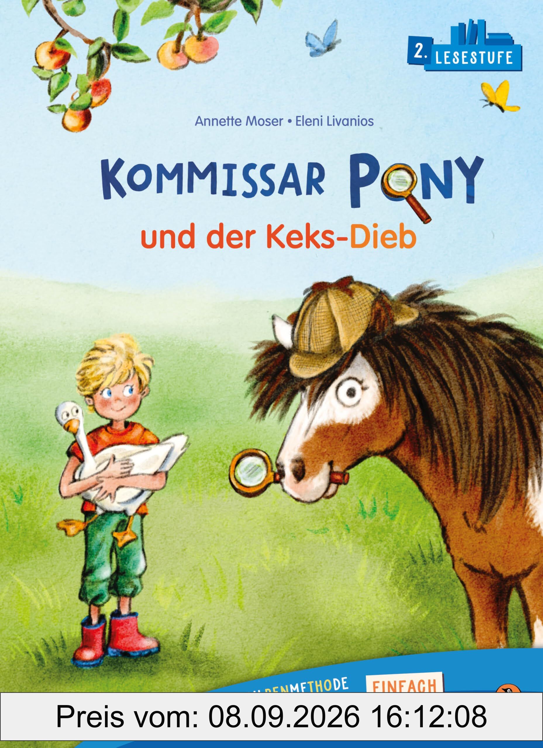 Kommissar Pony und der Keks-Dieb: Erstlesebuch ab 6 Jahren – Ideal zum ersten Lesenlernen ab der 1. Klasse (PENGUIN JUNIOR – Einfach selbst lesen: 2. Lesestufe, Band 4)