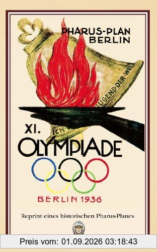 Pharus-Plan Berlin 1936: Olympiaplan (XI. Olympiade)