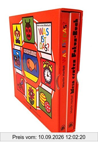 Mein erstes Fokusbuch - Baby lernt sehen & Mein erstes Bilderbuch „WAS IST DAS?”