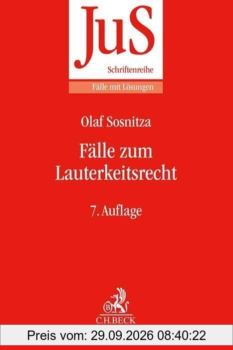 Fälle zum Lauterkeitsrecht