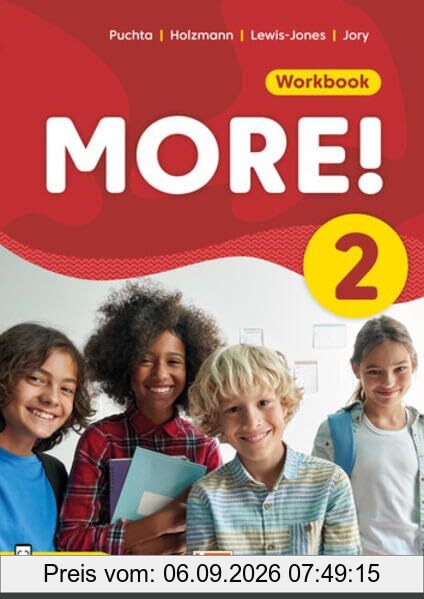 MORE! 2 Workbook mit E-Book+: SbNr 216084 (Helbling Languages)