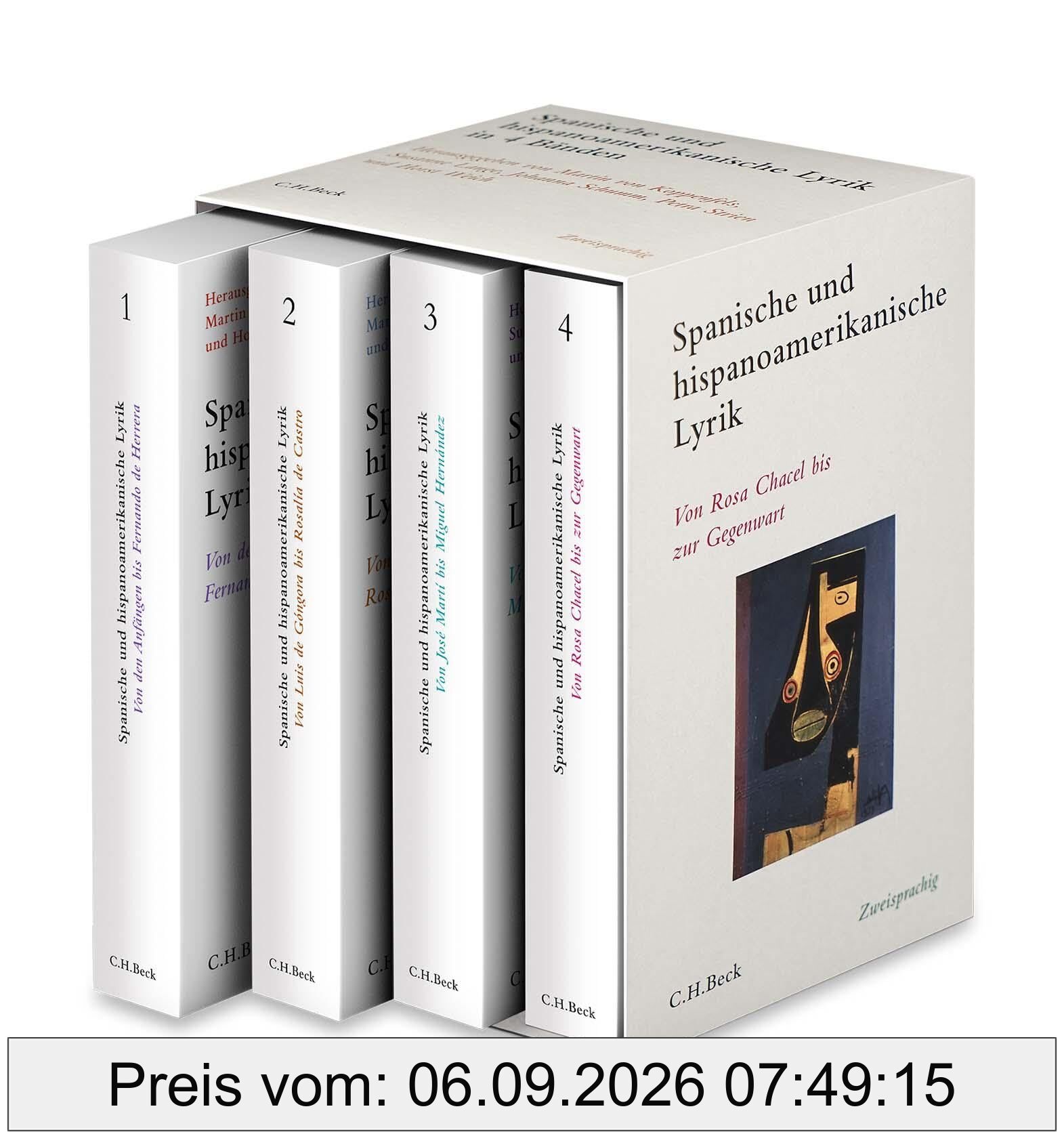Spanische und hispanoamerikanische Lyrik: In vier Bänden - zweisprachig