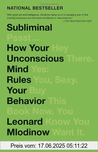 Binding : Taschenbuch, Edition : Reprint, Label : Vintage, Publisher : Vintage, NumberOfItems : 1, PackageQuantity : 1, medium : Taschenbuch, numberOfPages : 272, publicationDate : 2013-02-12, releaseDate : 2013-02-12, authors : Leonard Mlodinow, languages : english, ISBN : 0307472256