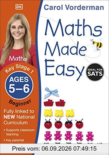 Maths Made Easy Ages 5-6 Key Stage 1 Beginner (Made Easy Workbooks)