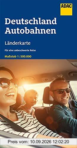 ADAC LänderKarte Deutschland Autobahnen 1:500 000 (ADAC Länderkarten)