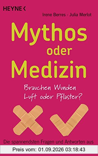 Mythos oder Medizin: Brauchen Wunden Luft oder Pflaster? Die spannendsten Fragen und Antworten aus der beliebten Kolumne bei SPIEGEL ONLINE