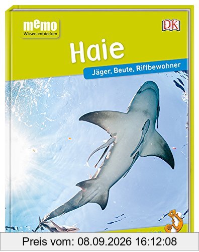 memo Wissen entdecken. Haie: Jäger, Beute, Riffbewohner. Das Buch mit Poster!