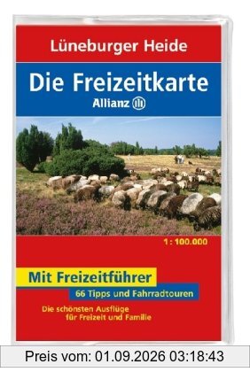 Die Allianz Freizeitkarte Lüneburger Heide 1:100 000