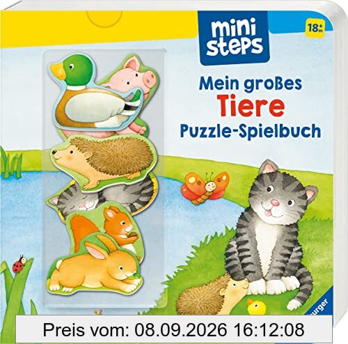 ministeps: Mein großes Tiere Puzzle-Spielbuch: Ab 18 Monaten (ministeps Bücher)