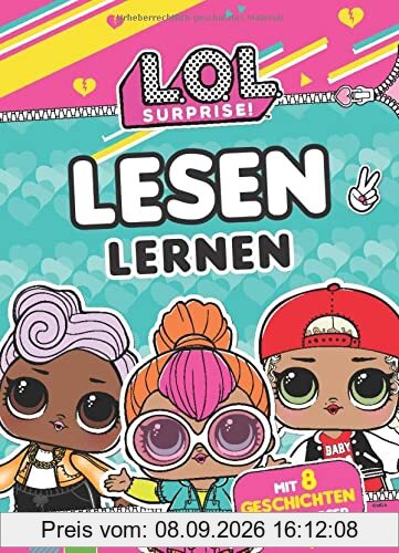 L.O.L. Surprise Lesen Lernen: Mit 8 Geschichten für Erstleser ab 6 Jahren. Mit Lesequiz