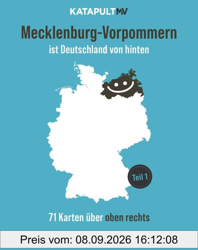 Mecklenburg-Vorpommern ist Deutschland von hinten: 71 Karten über oben rechts