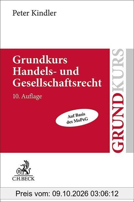 Grundkurs Handels- und Gesellschaftsrecht