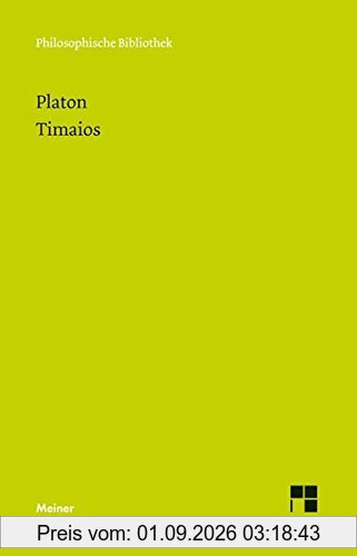 Timaios (Philosophische Bibliothek)