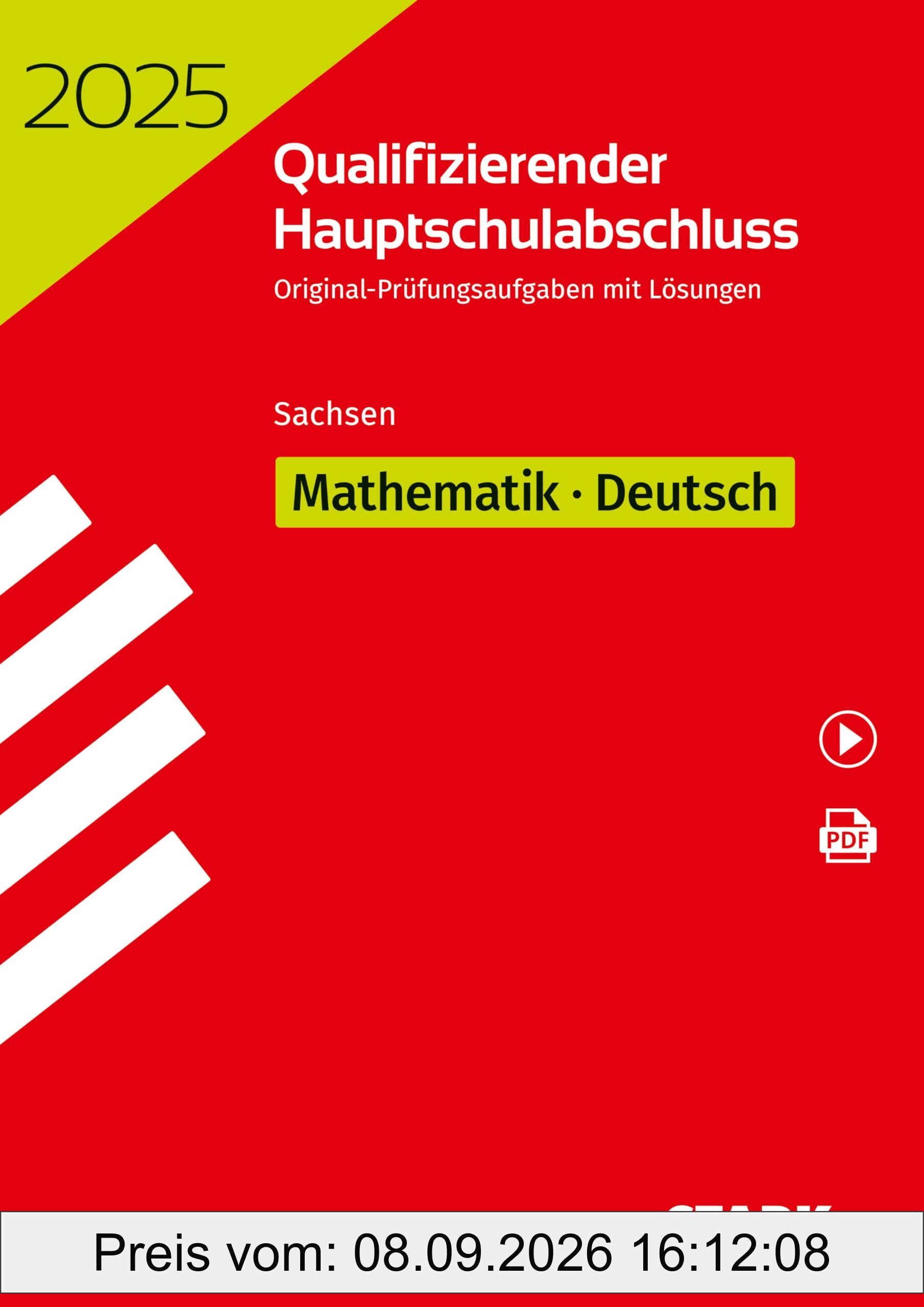 STARK Qualifizierender Hauptschulabschluss 2025 - Mathematik, Deutsch - Sachsen
