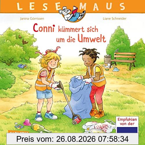 LESEMAUS 117: Conni kümmert sich um die Umwelt: Bilderbuch ab 3 über Müll, Umweltverschmutzung, Klimawandel und Nachhaltigkeit (117)