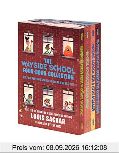 The Wayside School 4-Book Box Set: Sideways Stories from Wayside School, Wayside School Is Falling Down, Wayside School Gets a Little Stranger, Wayside School Beneath the Cloud of Doom