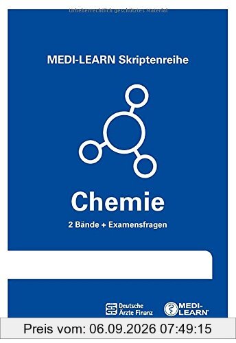 MEDI-LEARN Skriptenreihe: Chemie im Paket - In 30 Tagen durchs schriftliche und mündliche Physikum