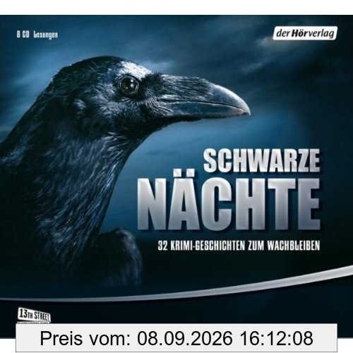 Schwarze Nächte: 32 Krimi-Geschichten zum Wachbleiben
