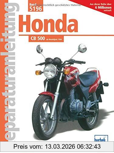 unbekannt Honda Cb 500 Bj. 1994, 2Zyl.Viert.Reihenm.Dohc, VierVentile, Tassenstößl, 2 Obenl.kettengetr.Nockenwellen (Reparaturanleitungen)