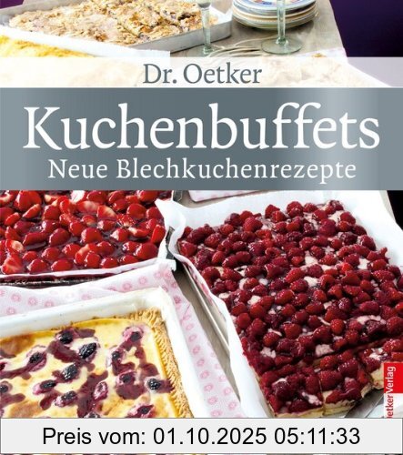 Kuchenbuffets - neue Blechkuchenrezepte