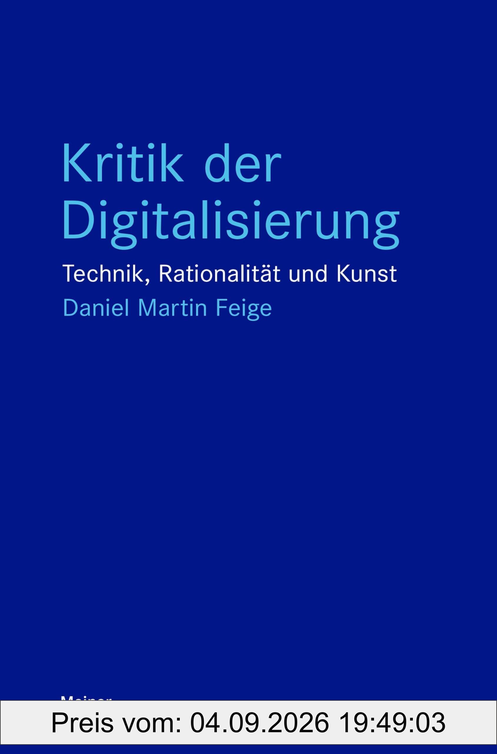 Kritik der Digitalisierung