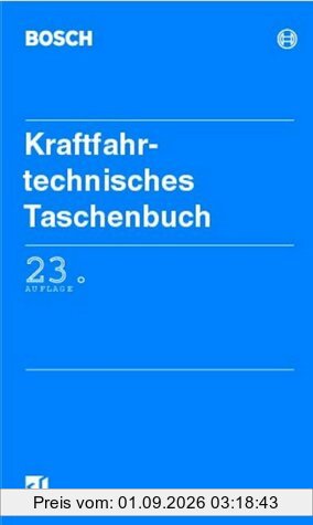 Bosch Kraftfahrtechnisches Taschenbuch.
