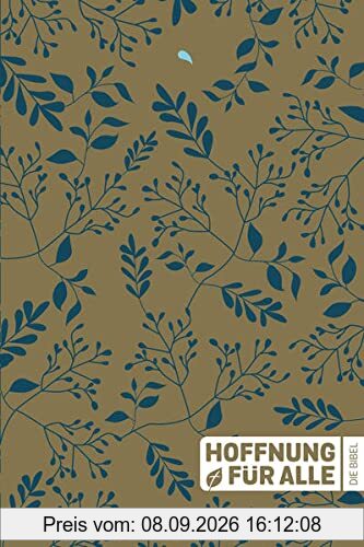 Hoffnung für alle. Die Bibel. - Golden Leaves / Blue Edition