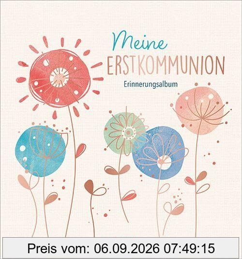 Meine Erstkommunion Erinnerungsalbum Floral