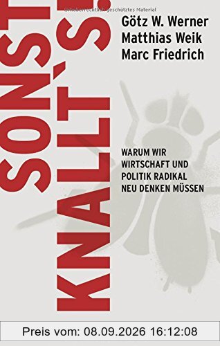 Sonst knallt´s!: Warum wir Wirtschaft und Politik radikal neu denken müssen