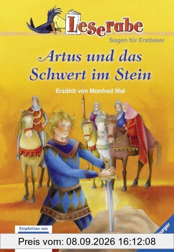 Leserabe - Schulausgabe in Broschur: Artus und das Schwert im Stein