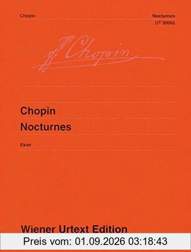 Nocturnes: Nach den Autographen, Abschriften und Originalausgaben. Klavier. (Wiener Urtext Edition)
