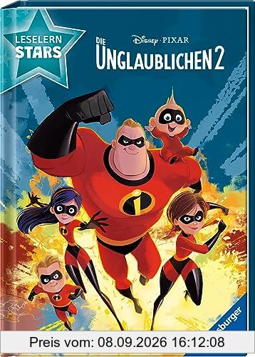 Disney: Die Unglaublichen 2 - Lesen lernen mit den Leselernstars - Erstlesebuch - Kinder ab 6 Jahren - Lesen üben 1. Klasse