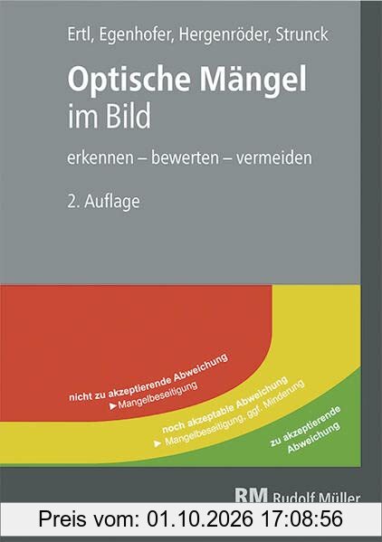 Optische Mängel im Bild, 2. Auflage: erkennen – bewerten – vermeiden