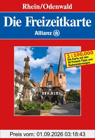 Die Freizeitkarte Allianz, Bl.23, Rhein, Odenwald