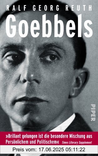 Binding : Gebundene Ausgabe, Label : Piper, Publisher : Piper, medium : Gebundene Ausgabe, numberOfPages : 752, publicationDate : 2012-10-01, authors : Reuth, Ralf Georg, languages : german, ISBN : 3492055575