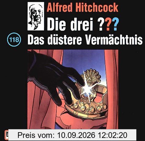 Die drei ??? - CD: Die drei Fragezeichen - Folge 118: Das düstere Vermächtnis (1 Audio-CD)