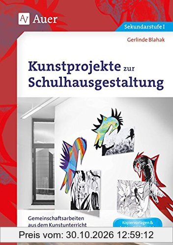 Kunstprojekte zur Schulhausgestaltung: Gemeinschaftsarbeiten aus dem Kunstunterricht präsentieren Klassen 5-10