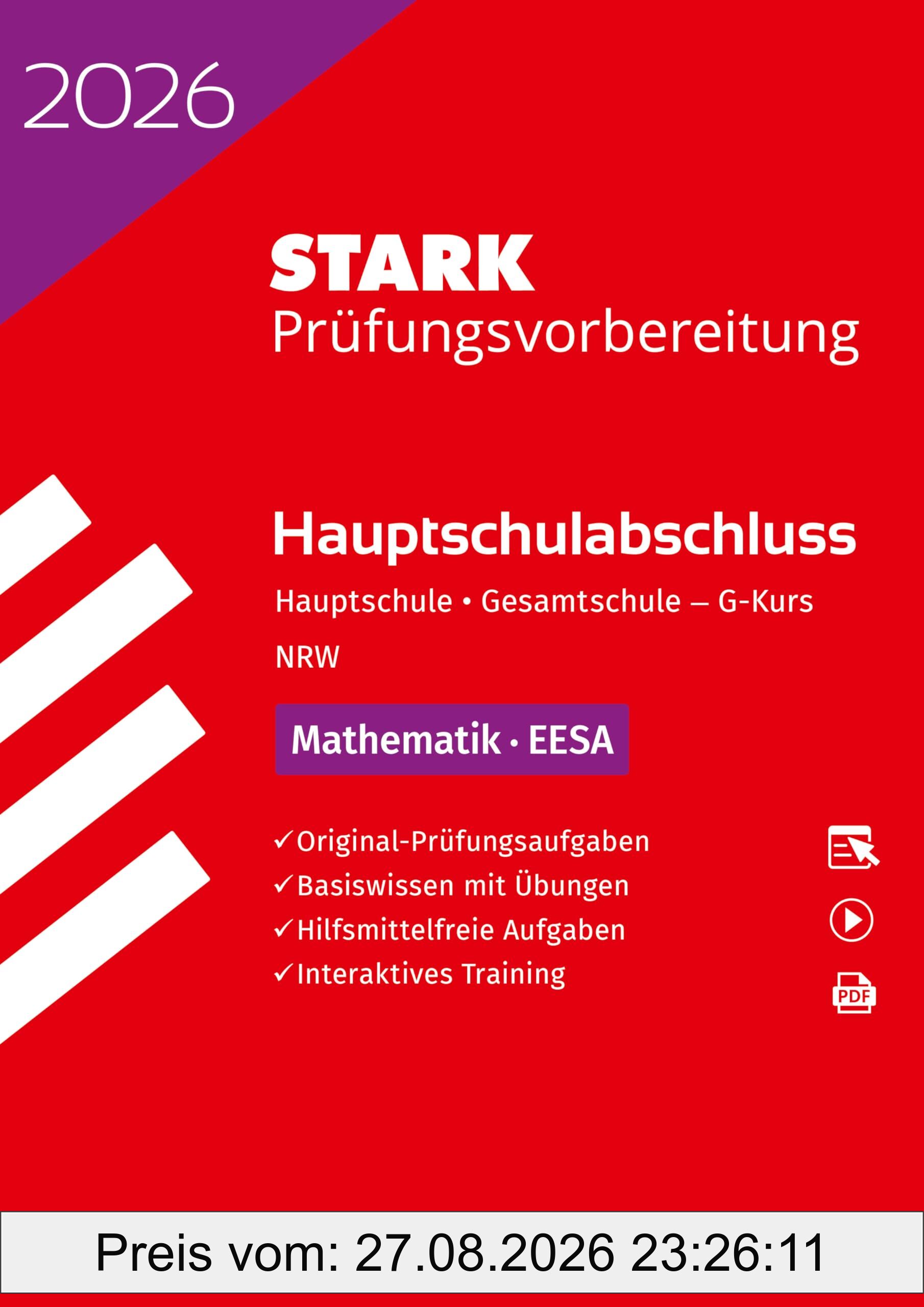 STARK Mathematik G-Kurs - Hauptschulabschluss (EESA) 2026 NRW - Prüfungsvorbereitung (Abschlussprüfungen)