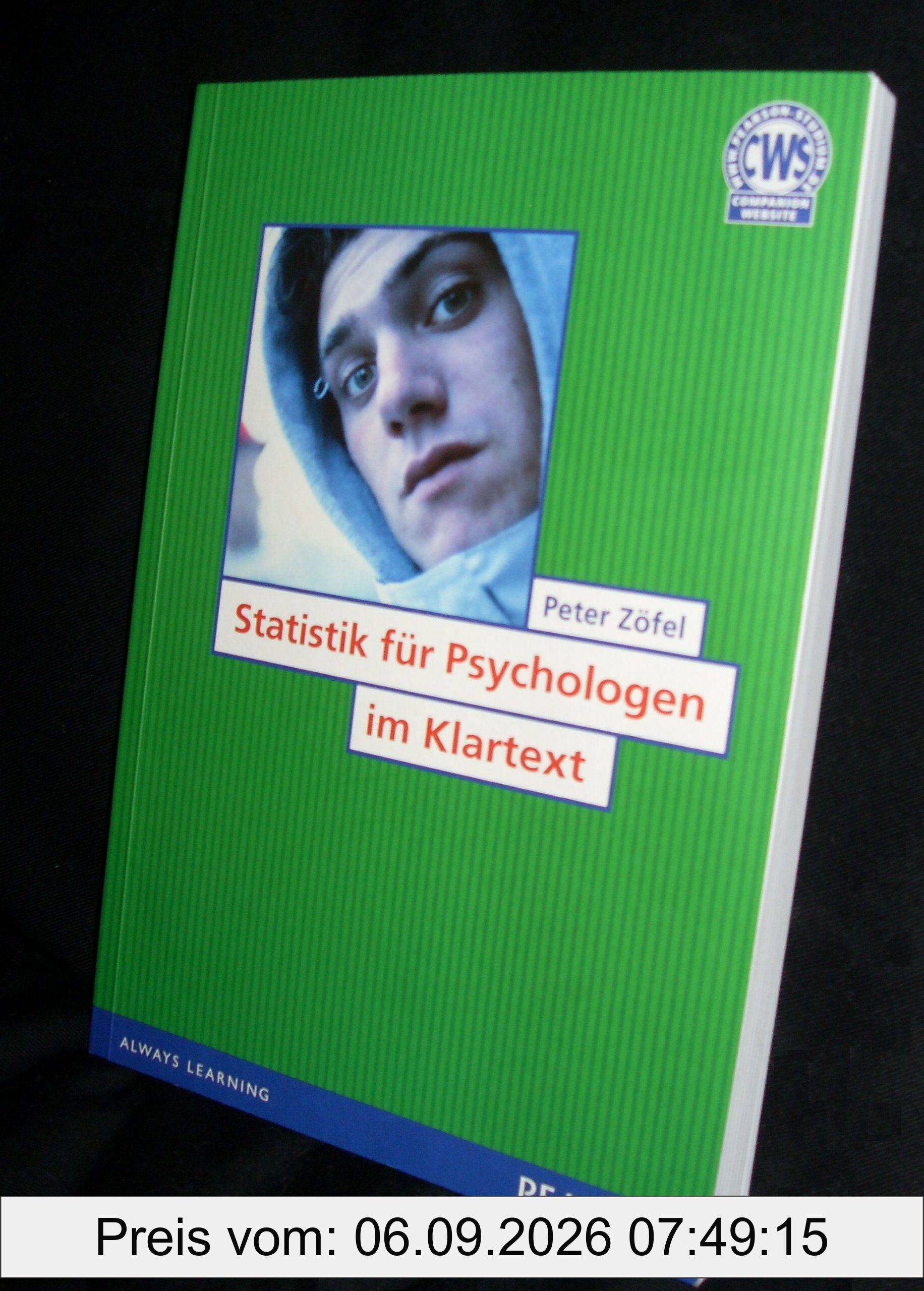 Statistik für Psychologen im Klartext