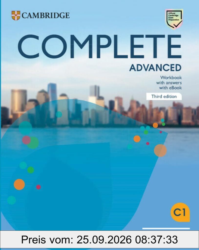 Complete Advanced 3ed Workbook with Answers with eBook