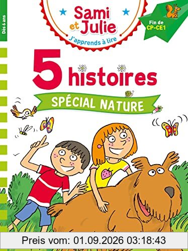 5 histoires spécial nature : fin de CP, CE1